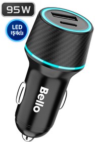 Resim Tech&bello accessories Hızlı Araç Şarj Cihazı Kamyonlar İçin Güçlü ve Güvenli Şarj Çözümü 95W 