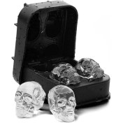 Resim River World Buz Kalıbı Silikon Şekli Kuru Kafa Çok Renkli 