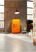 Resim Smeg 50'S Style Retro Turuncu Mini Buzdolabı FAB5ROR Sağ Kapı 