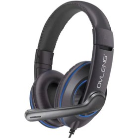 Resim L'eDoren Ovleng X10 Mikrofonlu Extra Bass Kulak Üstü Oyuncu Kulaklığı 