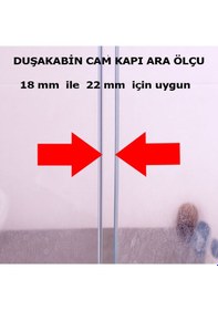 Resim Ayrıntıshop Duşakabin Mıknatıs Fitili 1 Takım 2 Adet 6-8mm Şeffaf 