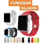 Resim iOS Uyumlu Watch iOS Uyumlu Watch 2 3 Serisi 38Mm 42Mm Silikon Kordon Kayış 