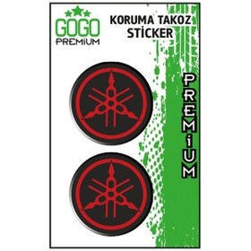 Resim Yamaha Uyumlu 1 Koruma Takozu İkili Damla Sticker 