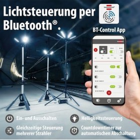 Resim STOREMAX Profesyonel Serisi Hibrit Özellikli Dış Mekan IP65 Lisanslı 50W 6800 Lümen 5 Metre Kablolu Şarjlı Le 