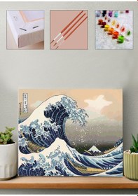 Resim Sayılarla Boyama Seti - Dalgalar 40x50cm 