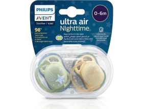Resim Philips Avent Ultra Soft 0-6 Ay Ortodontik Emzik 2’li - Hassas Ciltler Için Bpa Içermez Emzik Seti 