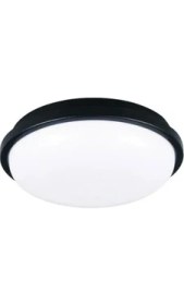 Resim Dünya LED HS.2410/1-S 24W Siyah Kasa LED Glob Armatür 6500K Beyaz Işık 