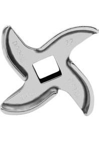 Resim Osimo 22 Lik Et Kıyma Makinesi Krom Bıcak 