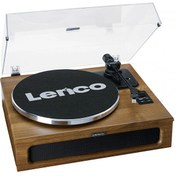 Resim Lenco LS-410WA Ahşap Dahili Hoparlörlü Bluetooth Pikap 