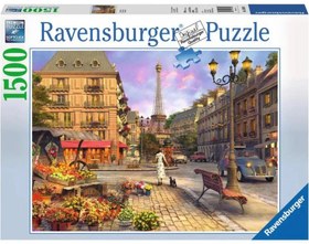 Resim Ravensburger 1500 Parça Puzzle Tarihi Paris 163090 