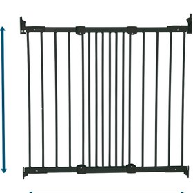 Resim Babydan Ebba Bebek ve Çocuk Güvenlik Kapısı 67 - 105,5 cm Siyah - Siyah 