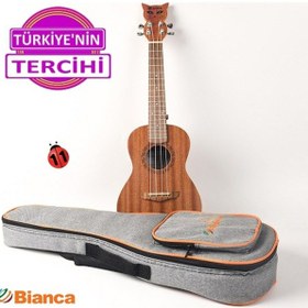 Resim Bianca Simba 24 Soft Case Concert Ukulele 