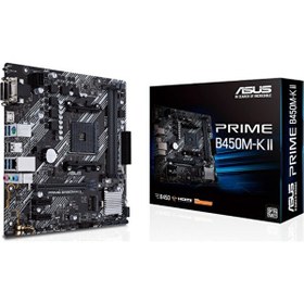 Resim Prime B450M-K II AMD B450 DDR4 4400 Mhz Am4 mATX Anakart 