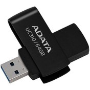 Resim Adata Uc310/64gb 64gb Usb3.2 Gen1 Black Flash Bellek 