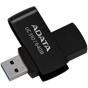 Resim Adata Uc310/64gb 64gb Usb3.2 Gen1 Black Flash Bellek 