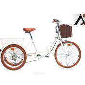 Resim Carraro Caravan 24/20 Jant Katlanır Kargo Bisikleti (Siyah-Kahverengi) 