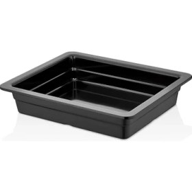 Resim Külsan 11265.BL – HappyChef Gastronorm Siyah Küvet 26,5×32,5 cm, Thermoset Melamin 