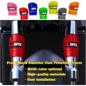 Resim Tongdashop Motorcycle Scooter Fork Shock Absorber Cover Yeşil - Sağlam Plastik Toz Geçirmez Koruma 