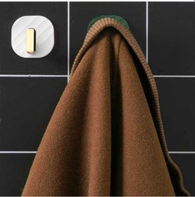 Resim 2li Yapışkanlı Retro Askılık Dolap Kapak Kulpu Beyaz 5440 Çok Renkli 