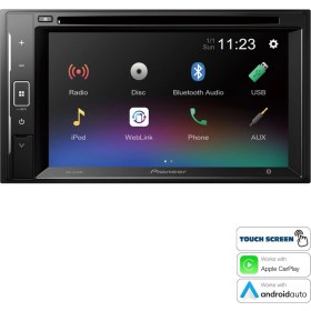 Resim Pioneer Double Teyp 6.2 4X50W Carplay Bt/dvd/usb/fm/aux Pıoneer AVH-A240BT 