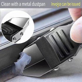 Resim Kalıp Kesici Bıçağı - Ergonomik Siyah Saplı Ağır Hizmet Tipi Metal Tozpan, Hassas Kaplama ve Temizlik İçin Dayanıklı Plastik Bıçak, Elektrik Gerektirmez, Ev ve İnşaat İçin Profesyonel Sınıf Kalıp Kesici Bıçağı, İnşaat Aracı, Şık Arayüz, Sağlam İnşaat 