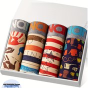 Resim 4 adet Erkek Boxer Briefs - Nefes Alabilen, Düz Renk, Yüksek Esneklikte Lycra İç Çamaşırı "NEO" Logosu ile, Rahat Kıyafetler için Uygun, Günlük İç Çamaşırı | Minimalist İç Çamaşırı | Esnek Kumaş 