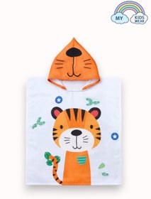 Resim My Kids Wear Erkek Çocuk Deniz Kombini 3’lü Set - Mayo, Havlu ve Bone 12607 