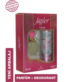 Resim Jagler Classic Kadın Parfüm Seti ( Parfüm Edt 60 ml Deodorant 150 ml ) 