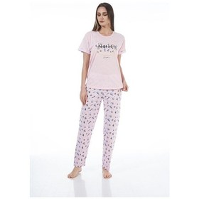Resim Estiva 22122 Kadın Kısa Kollu Viskon Pijama Takımı 