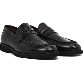 Resim Derimod Erkek Siyah Deri Klasik Loafer 26SFD601818 