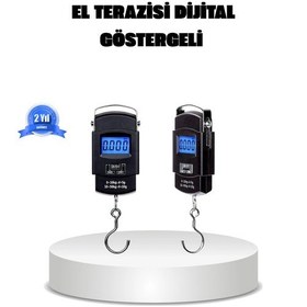 Resim Dijital El Kantarı 50 Kg Taşıma Kapasiteli, Taşınabilir Hassas Tartı Renkli 