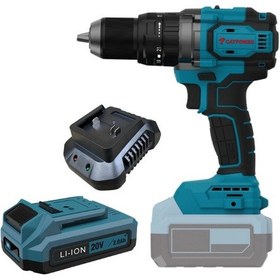 Resim Catpower 4212 20 V 2 Ah Akülü Kömürsüz 70 Nm Darbeli Vidalama 