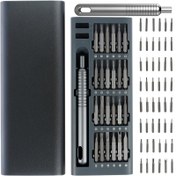 Resim 25'li hassas tornavida seti, tabletler, cep telefonları ve tabletler için uygun çok fonksiyonlu tamir aracı seti, dayanıklı plastik, şarj gerektirmeyen çeşitli başlıklar dahil. Bir baba, eş veya arkadaş için mükemmel bir hediye 