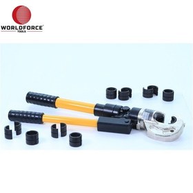 Resim Worldforce 11 Ton Hidrolik Kablo Papuç Sıkma ve Hidrolik Hortum Sıkma Seti 