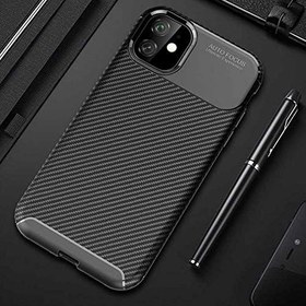 Resim Spia Apple iPhone 11 Kılıf Siyah Karbon Silikon Orijinal Esnek İnce Geliştirilmiş Dayanıklı Darbe Karşıtı Koruyucu Yeni Nesil Tasarım (Apple iPhone 11, Siyah) 