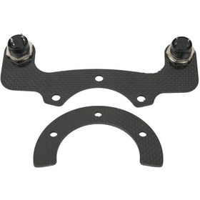 Resim Reedark 6 Delikli Yarış Direksiyonu İçin Çift Butonlu Sarı Dışarıdaki Klakson Butonu Seti - Akrilik Ve Karbon Fiber Malzeme İle Araç Işıkları Veya Elektronik Aygıtlar İçin Modifikasyon 