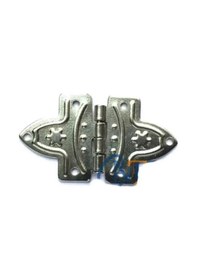 Resim Yonca Menteşe - Küçük 17x32 Mm, Nikel, 100 Adet Siyah 