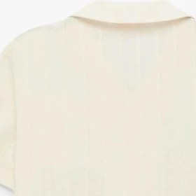 Resim Koton Basic Ekru Erkek Çocuk Gömlek 6SKB60053TW 