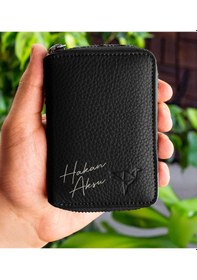 Resim Bk Gift Kişiye Özel Garbalia Chain Hakiki Deri Rfıd Korumalı Fermuarlı Erkek Cüzdan Ve Kemer Hediye Seti Babalar Günü Hediyesi, Erkeklere Özel Hediy 