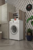 Resim Kenzlife çamaşır makinesi dolabı svetlana crd 130*066*20 banyo ofis 