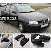 Resim Seat Cordobo Mk1.5 1999 2003 Yarasa Ayna Kapak - Parlak Siyah 