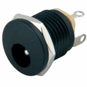 Resim 2.1Mm Yuvarlak Somunlu Dc Şase Erkek Power Jak (10 Adet) 