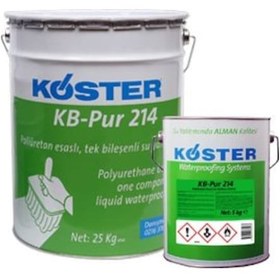 Resim Verateknikizolasyon Köster Kb Pur 214 Poliüretan Esaslı Tek Bileşen Su Yalıtım 25 Kğ 