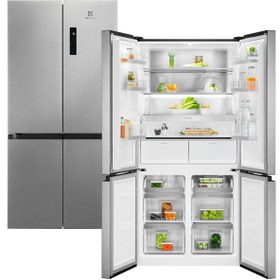 Resim Electrolux ELT9VE52U0 MultiSwitch 522L 4 Kapılı No-Frost Gardrop Tipi Buzdolabı E Enerji Sınıfı Inox 