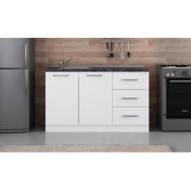 Resim Minar 140 cm Mutfak Dolabı Beyaz 140-B1-ALT Modül 