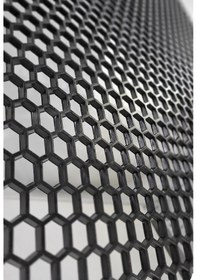 Resim Bal Peteği Abs Plastik Panjur Teli 130x50 Cm Siyah 