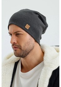 Resim Erkek Termal %100 Pamuklu Soft 2 Stil 1 Arada Bere Premium Cuts Serisi - Standart / Füme Füme 