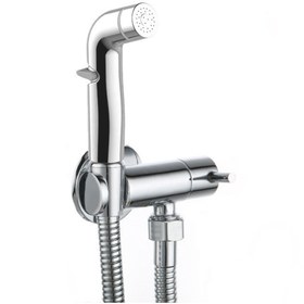 Resim Fause Spiralli Taharetmatik Taharet El Duşu Askılı Ara Musluk Set 101 