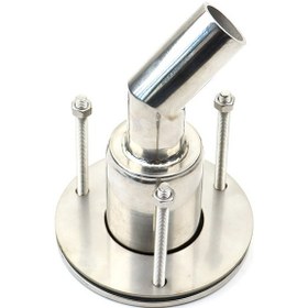 Resim Skycity 316 Paslanmaz Çelik Marina Eşyası - 24mm Dirsekli Akaryakıtli Park Heaterları İçin Exhaust Boru Uç Parçası 