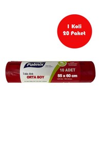 Resim 20 Adet Orta Boy Atık Torbası 55x60 Cm - P130 